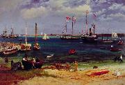 Albert Bierstadt Nassau Harbor Sweden oil painting artist